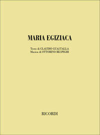 MARIA EGIZIACA - LIVRET D'OPERA - TEXTE DE CLAUDIO GUASTALLA