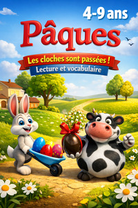 Pâques Les cloches sont passées - Lecture et vocabulaire 4-9ans .
