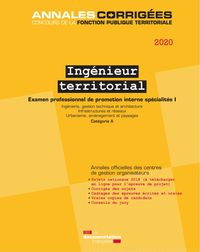 Ingénieur territorial 2020 - Ingeniérie, gestion technique et architecture