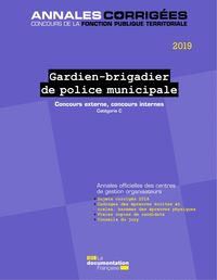 Gardien-brigadier de police municipale 2019 - Concours  catégorie c