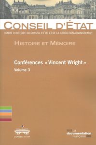 Conférences "Vincent Wright"