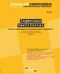 Ingénieur territorial 2020 - Prévention et gestion des risques - informatique