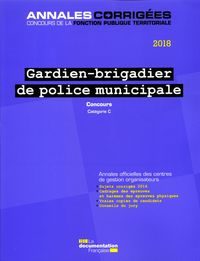 Gardien-brigadier de police municipale 2018 - Concours