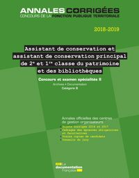 Assistant de conservation principal du patrimoine (2e et 1re classe)