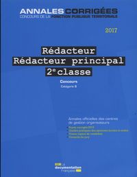 Rédacteur rédacteur principal 2eme classe 2017 concours n°78