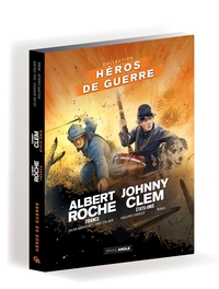 Johnny Clem et Albert Roche - écrin héros de guerre