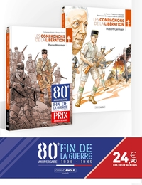 Les Compagnons de la Libération - Pack 80 ans de la guerre 39/45 : Pierre Messmer/Hubert Germain