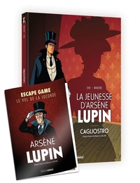 ARSENE LUPIN - T01 - LA JEUNESSE D'ARSENE LUPIN - CAGLIOSTRO + ESCAPE GAME OFFERT - OU LA NAISSANCE