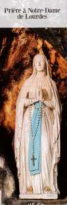 Signet Prière à Notre-Dame de Lourdes  -  Lot de 10 - Collection 24 prières