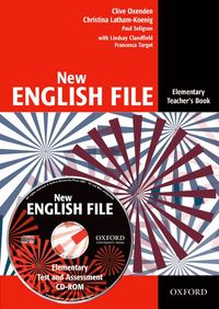 NEW ENGLISH FILE ELEMENTARY TEACHER'S BOOK WITH TEST AND ASSESSMENT CD-ROM