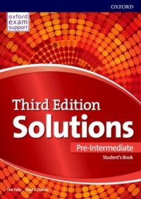 SOLUTIONS 3RD EDITION PRE-INTERMEDIATE; STUDENT'S BOOK WITH ONLINE PRACTICE