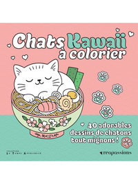 Chats Kawaii à colorier