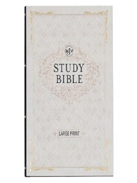 BLACK HARDCOVER LARGE PRINT KING JAMES VERSION STUDY BIBLE
