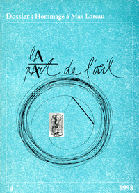La Part De L'Oeil N° 14 - Hommage A Max Loreau