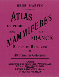 Atlas de poche des mammifères de France, Suisse et Belgique