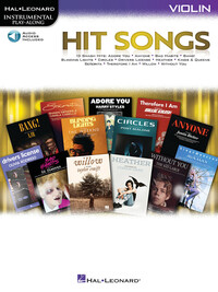 HIT SONGS - VIOLIN - INSTRUMENTAL PLAY-ALONG - RECUEIL + ENREGISTREMENT(S) EN LIGNE - VIOLON