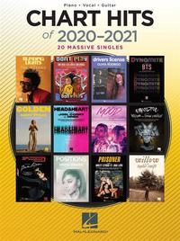 CHART HITS OF 2020-2021 -  PIANO, CHANT ET GUITARE