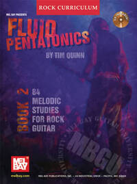MBGU ROCK CURRICULUM: FLUID PENTATONICS, BOOK 2 GUITARE+CD