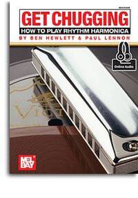 BEN HEWLETT/PAUL LENNON: GET CHUGGING - HOW TO PLAY RHYTHM HARMONICA (BOOK/ONLINE AUDIO) +TELECHARGE