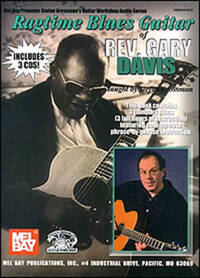 RAGTIME BLUES GUITAR OF REV. GARY DAVIS (BOOK/3-CD SET) GUITARE