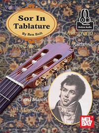 BEN BOLT: SOR IN TABLATURE (BOOK/ONLINE AUDIO) GUITARE+TELECHARGEMENT