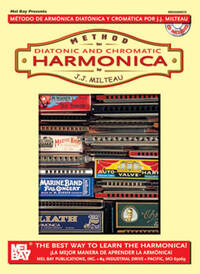 METHOD FOR DIATONIC AND CHROMATIC HARMONICA +CD