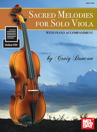 CRAIG DUNCAN: SACRED MELODIES FOR SOLO VIOLA (BOOK/ONLINE PDF) +TELECHARGEMENT