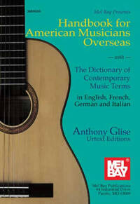 HANDBOOK FOR AMERICAN MUSICIANS OVERSEAS LIVRE SUR LA MUSIQUE