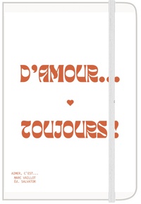 Carnet A5 D’amour…toujours ! Vintage orange