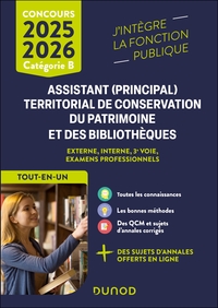 CONCOURS ASSISTANT (PRINCIPAL) TERRITORIAL DE CONSERVATION DU PATRIMOINE ET DES BIBLIOTHEQUES - 2025