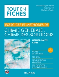 Campus - Chimie générale : chimie des solutions - 2e éd. - Exercices et méthodes