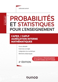 Probabilités et statistiques pour l'enseignement - CAPES, CAPLP, Agrégation