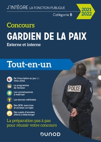 Concours Gardien de la paix - Tout-en-un - 2021-2022