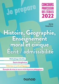 CONCOURS PROFESSEUR DES ECOLES 2022 - HISTOIRE GEOGRAPHIE EMC - ECRIT/ADMISSIBILITE