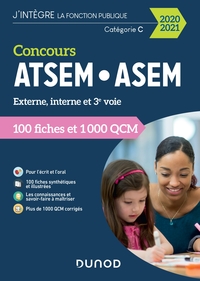 Concours ATSEM/ASEM 2020/2021 - 100 Fiches et 1 000 QCM