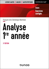 Analyse - Licence 1re année - 3e éd.