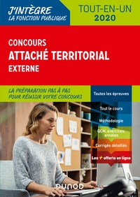 Concours Attaché territorial externe - Tout-en-un - 2020