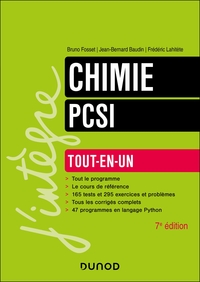 CHIMIE TOUT-EN-UN PCSI - 7E ED.