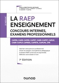 La Raep enseignement - Concours internes, examens professionnels - 7e éd.