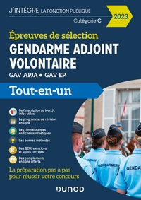 Epreuves de sélection Gendarme adjoint volontaire 2023