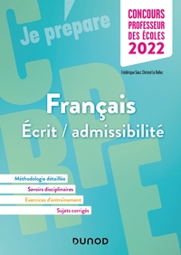 Concours Professeur des écoles - Français - Ecrit / admissibilité - CRPE 2022