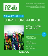 MEMO VISUEL DE CHIMIE ORGANIQUE - 3E ED. - 186 FICHES, PLUS DE 600 SCHEMAS, PHOTOS EN COULEURS
