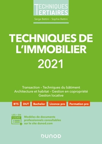 TECHNIQUES DE L'IMMOBILIER 2021