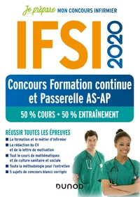 IFSI 2020 Concours Formation continue et Passerelle AS-AP - 50% Cours - 50% Entraînement