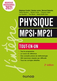 Physique tout-en-un MPSI MP2I 2021