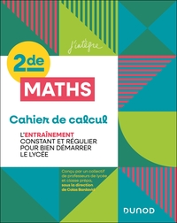 Cahier de calcul en maths Seconde