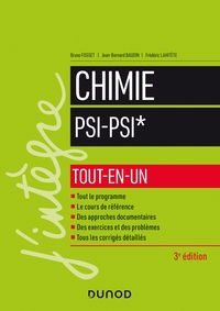 Chimie tout-en-un PSI-PSI* - 3e éd.