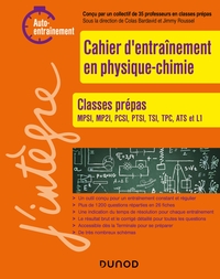 Cahier d'entrainement en physique-chimie 1re année