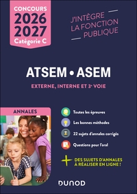 Concours ATSEM/ASEM - Annales corrigées - 2026-2027