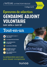 Epreuves de sélection Gendarme adjoint volontaire 2021 - GAV APJA - GAV EP